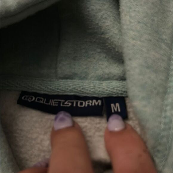 Quiet Storm Surf Shop Green Hoodie - Picture 3 of 4